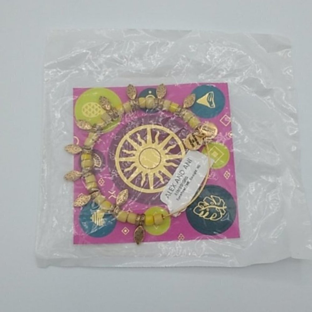 NEW Alex and Ani Spearhead Sunlight Bangle - Picture 4 of 9